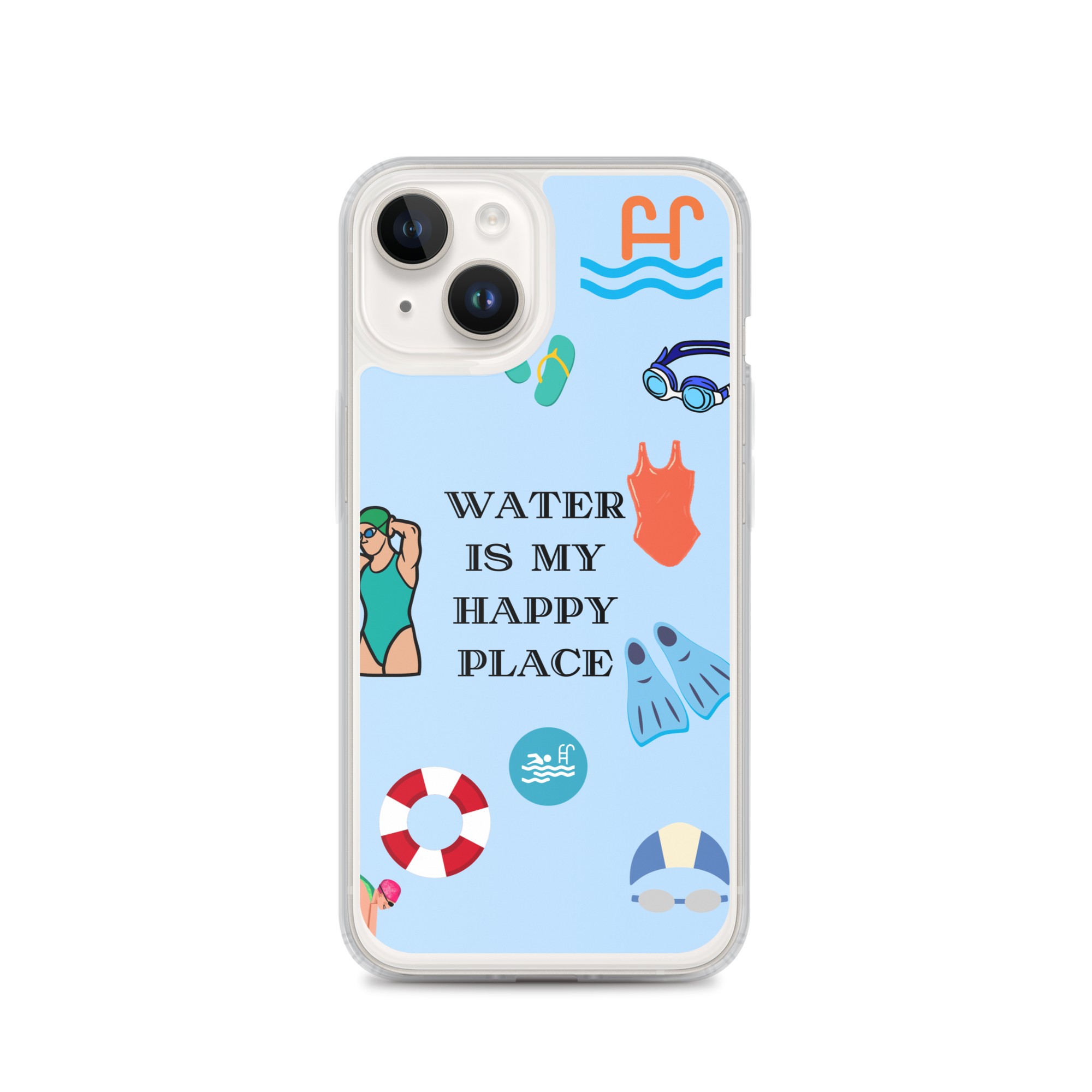 Water Is My Happy Place iPhone Case