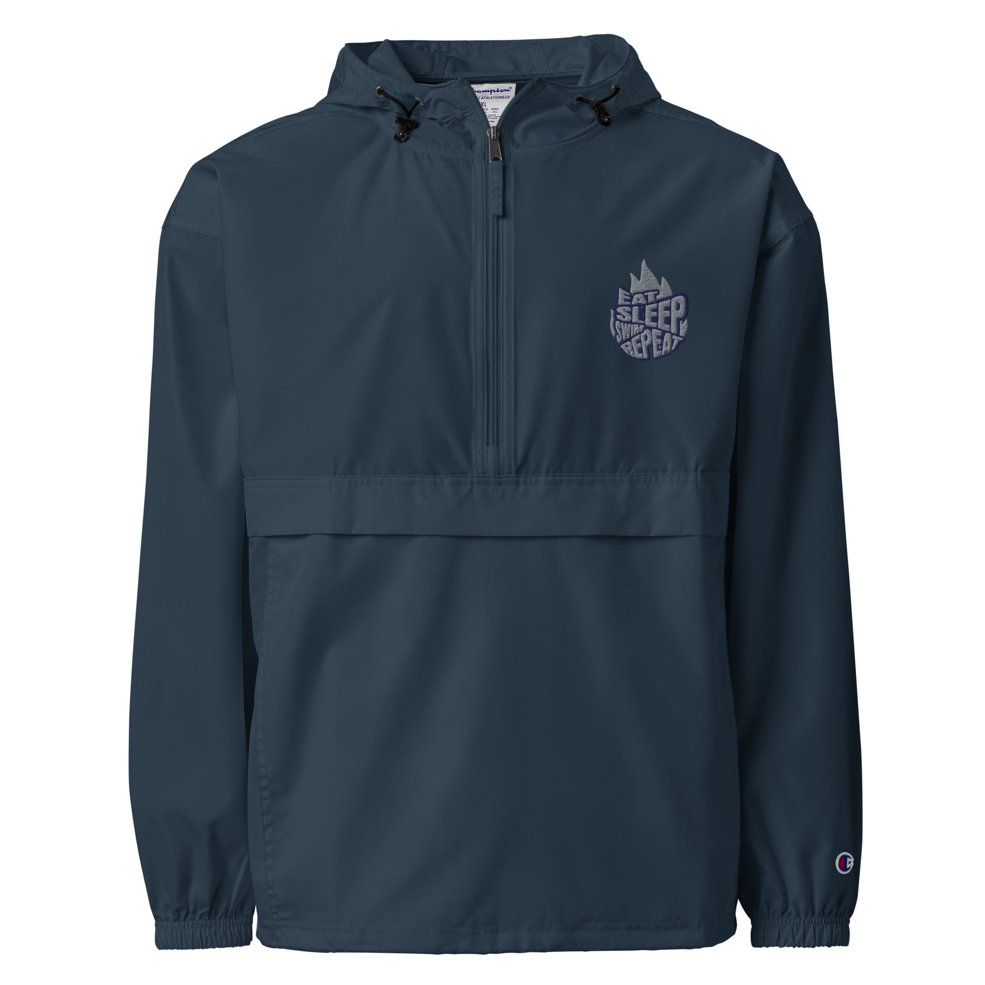 Swimmers Embroidered Packable Jacket