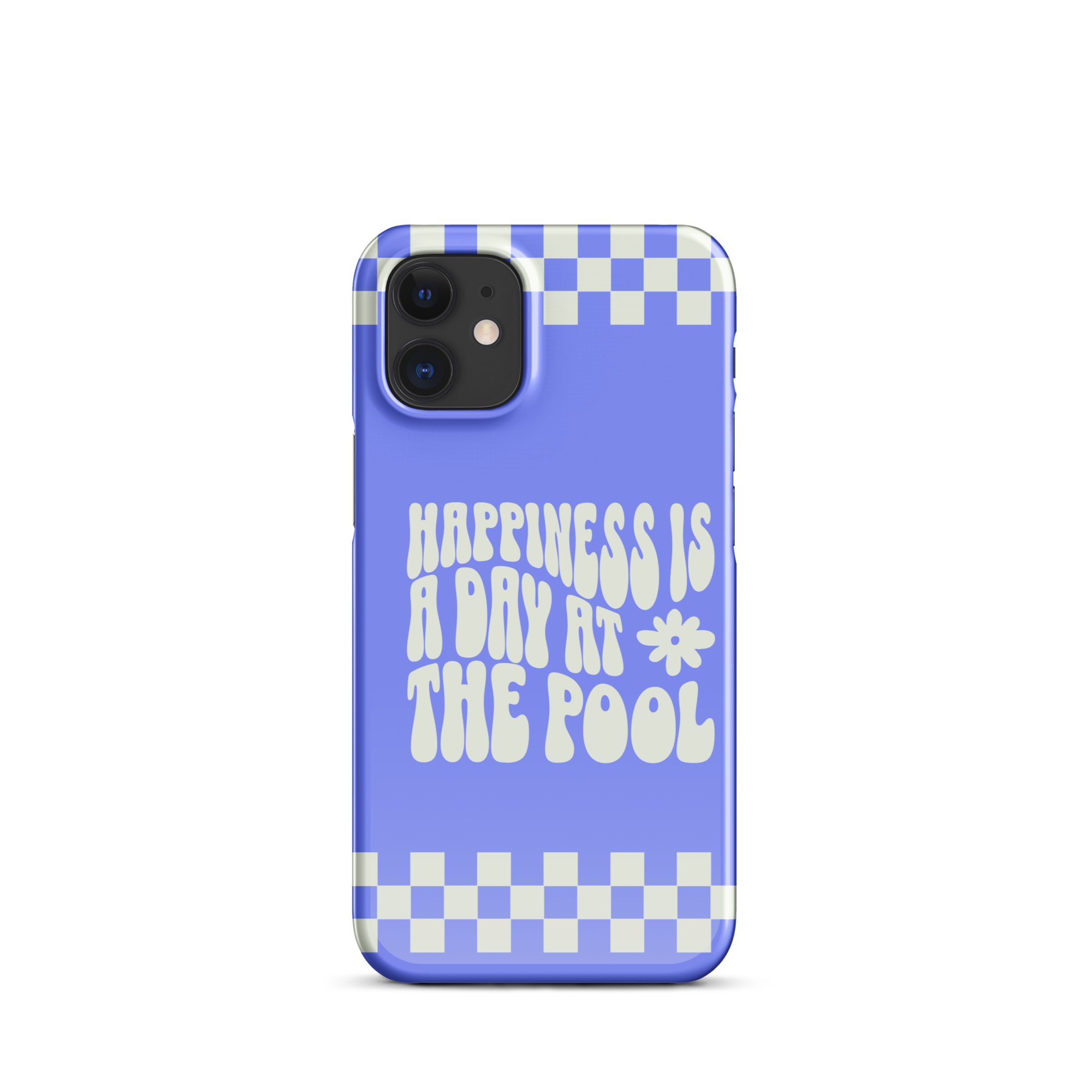 "Happiness is a Day at the Pool" iPhone Case
