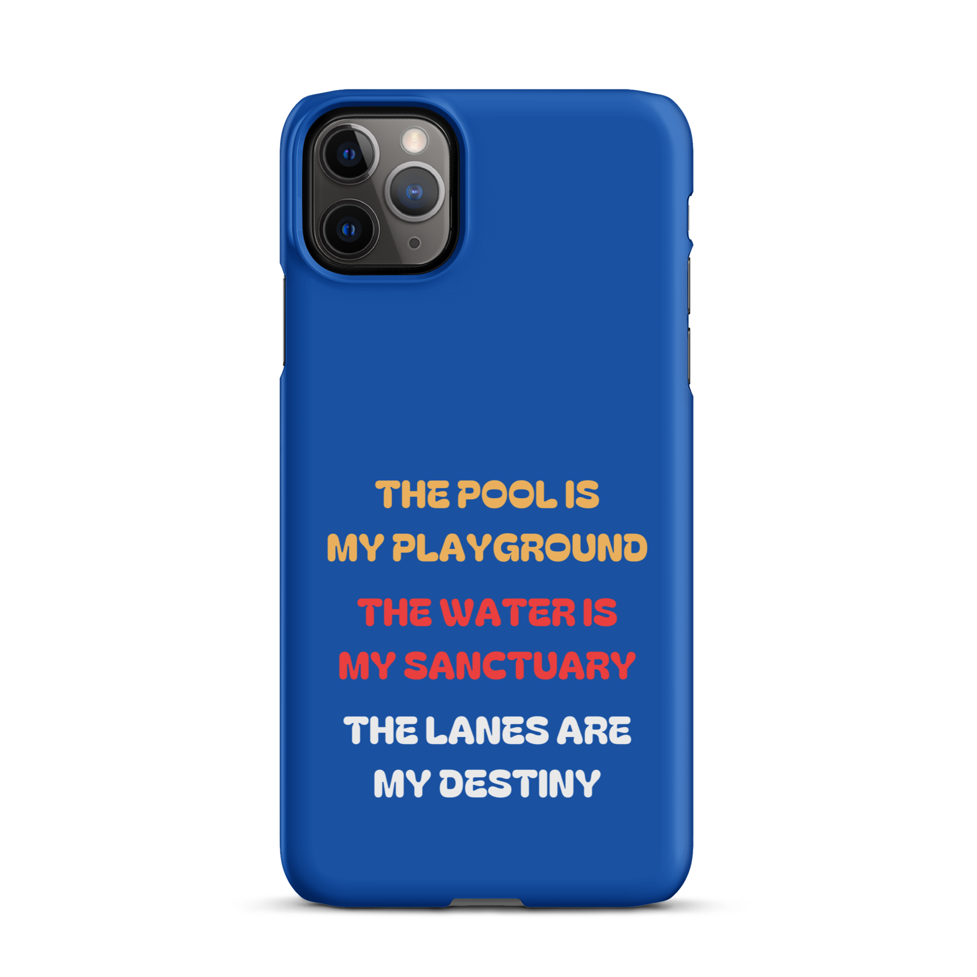 "The Water Is My Playground" - iPhone Case