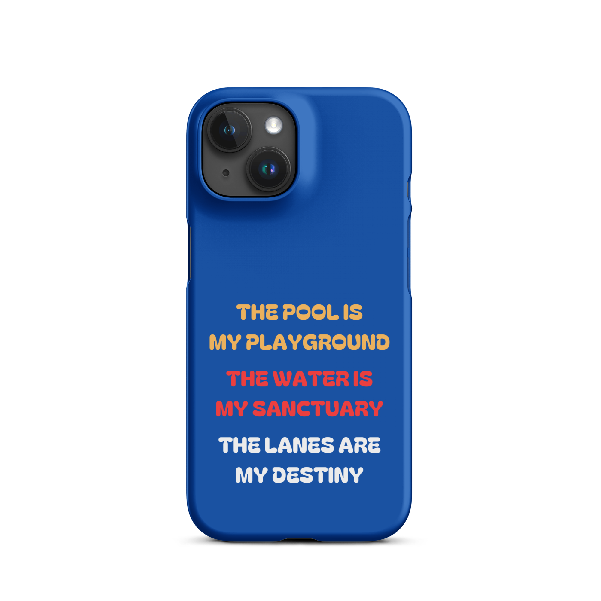 "The Water Is My Playground" - iPhone Case