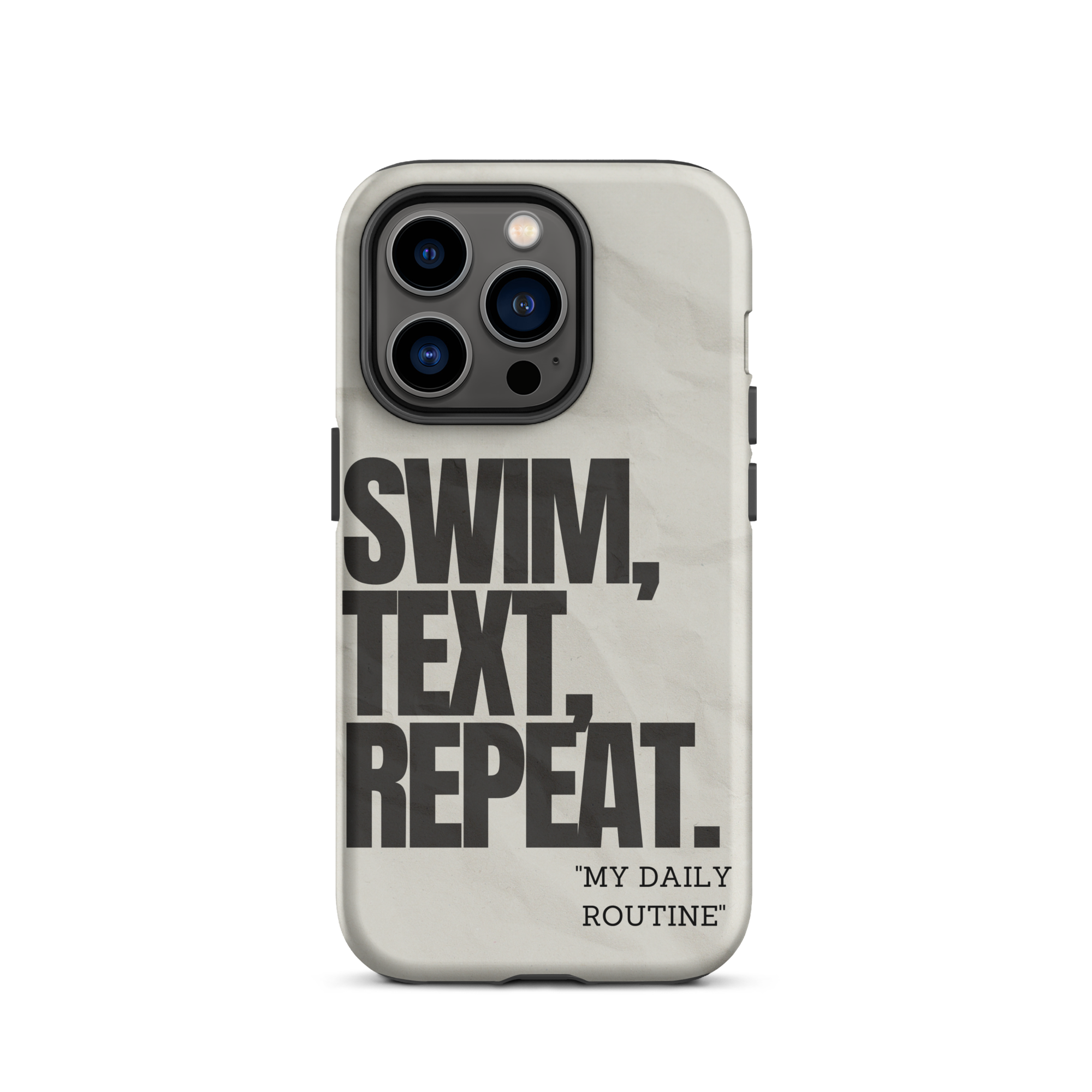 Swim, Text, Repeat iPhone Case®