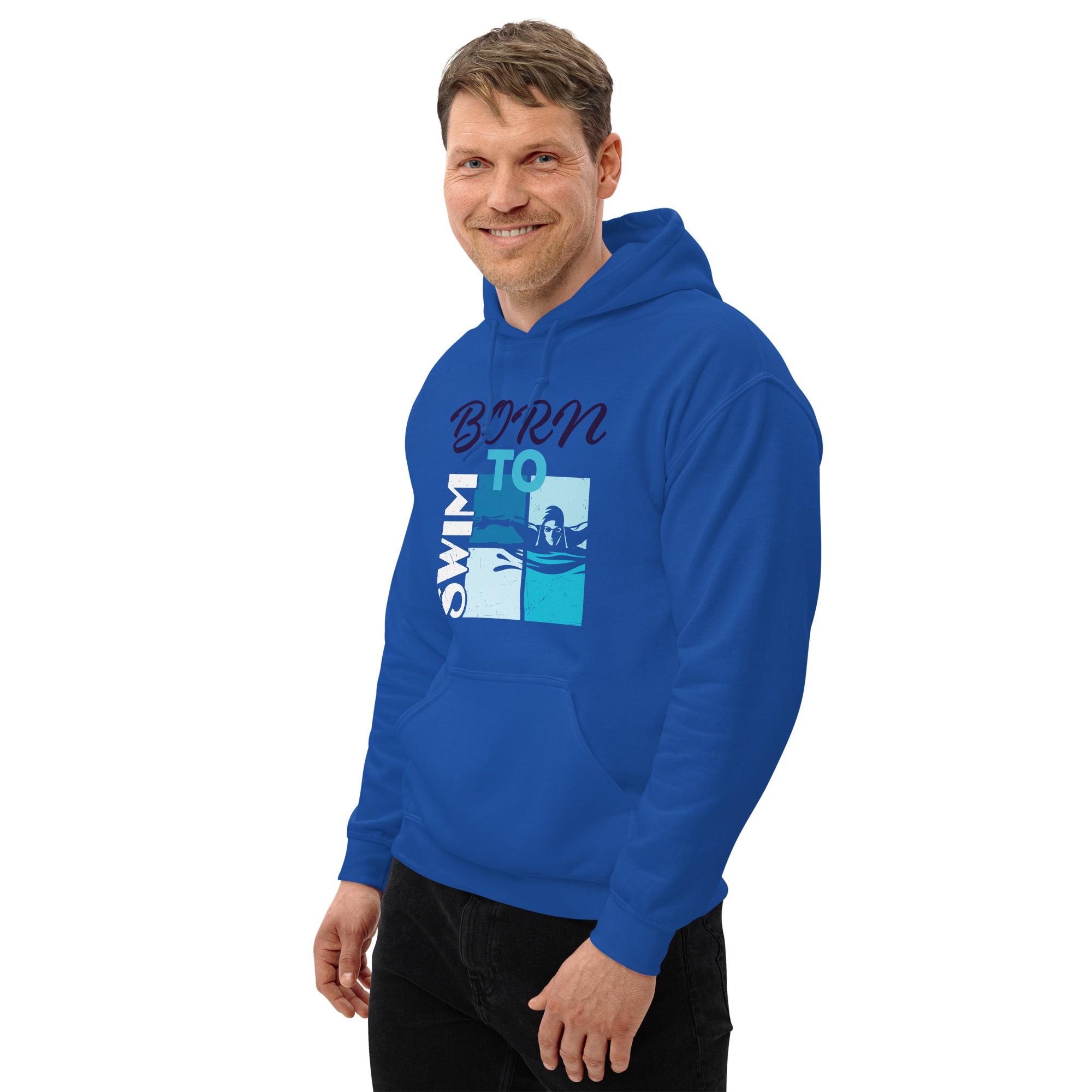 BORN TO SWIM - Unisex Hoodie