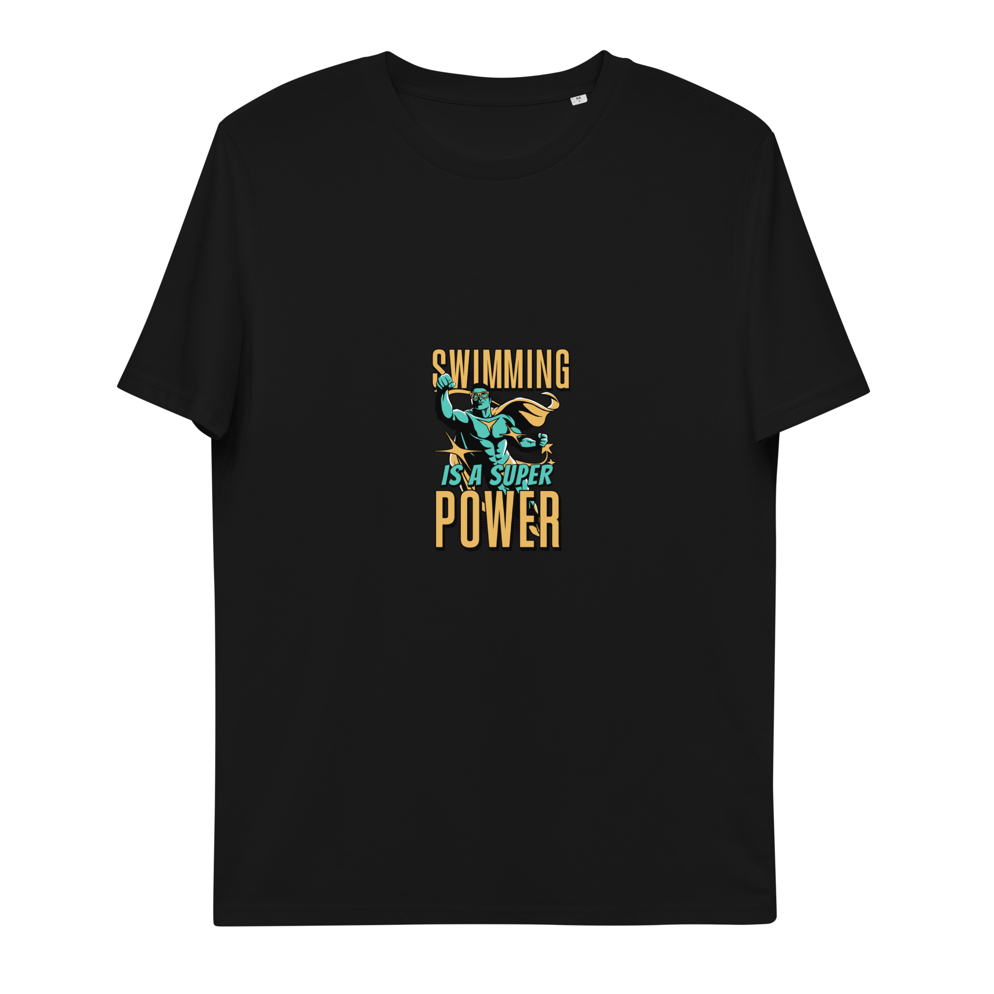 Swimming Is A Super Power - Unisex organic cotton t-shirt