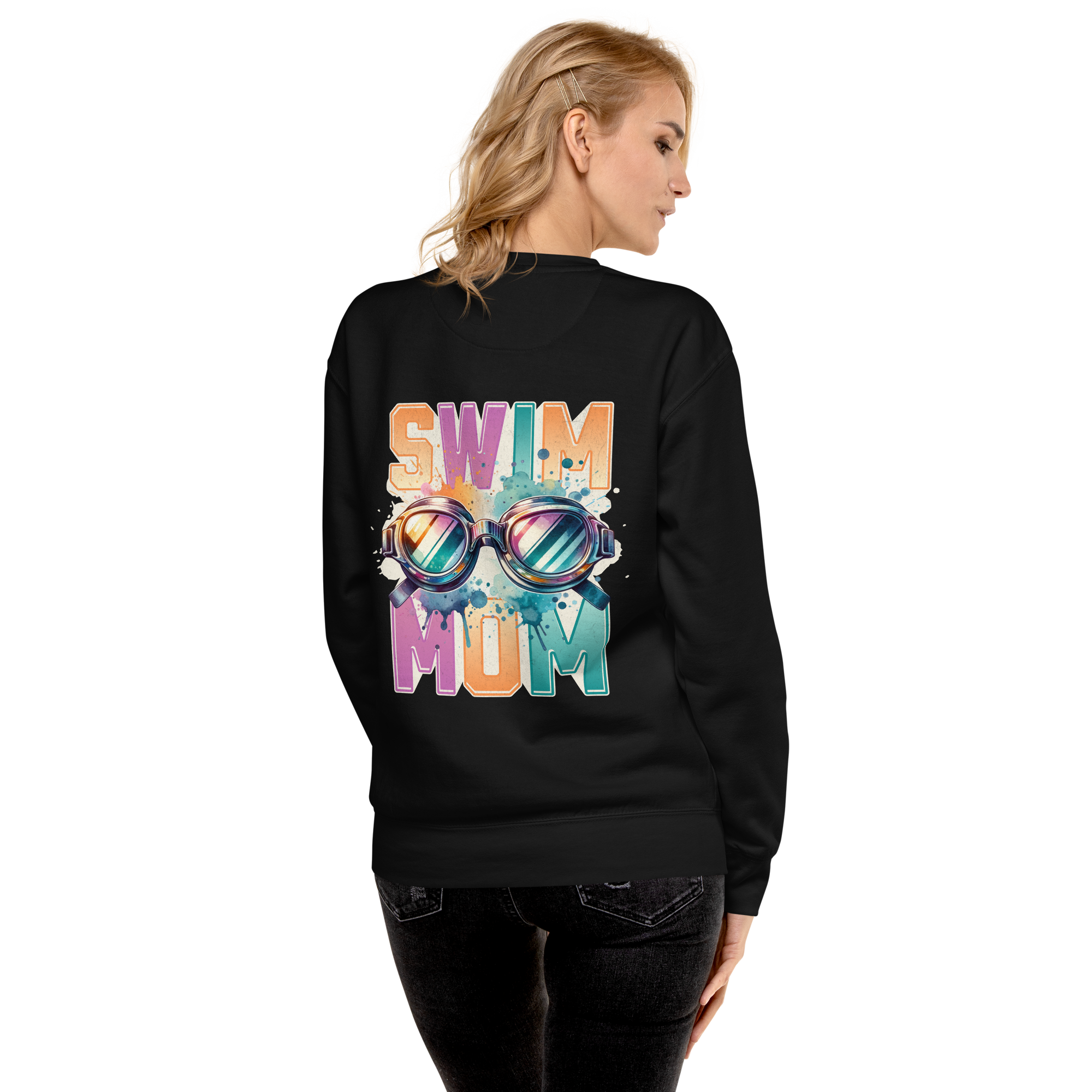 Swim Mom Premium Sweatshirt