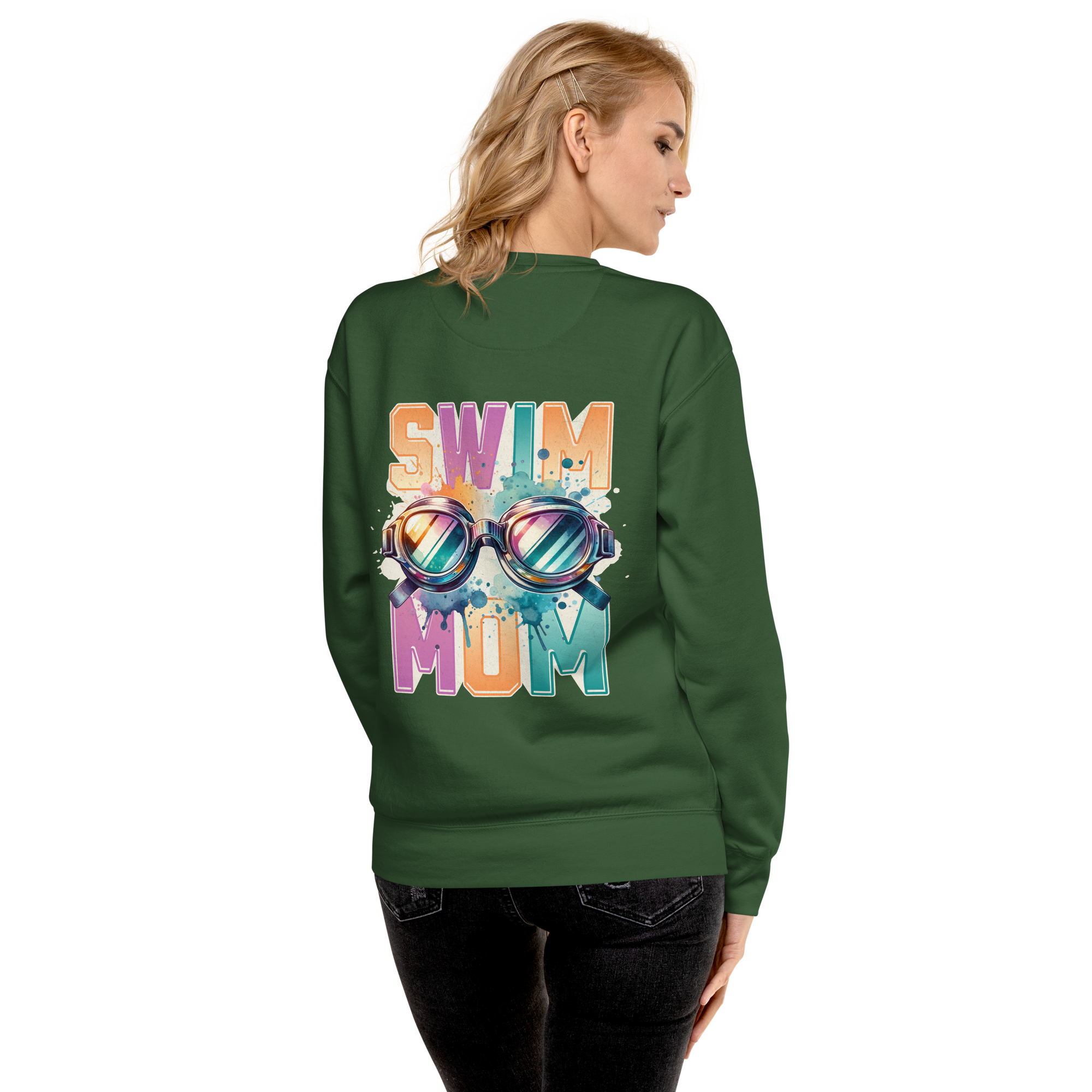 Swim Mom Premium Sweatshirt