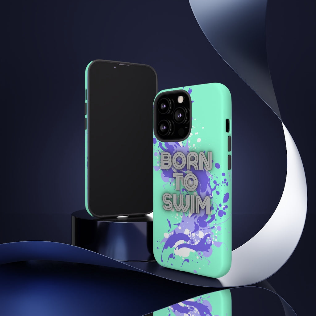 Born To Swim - Iphone Case