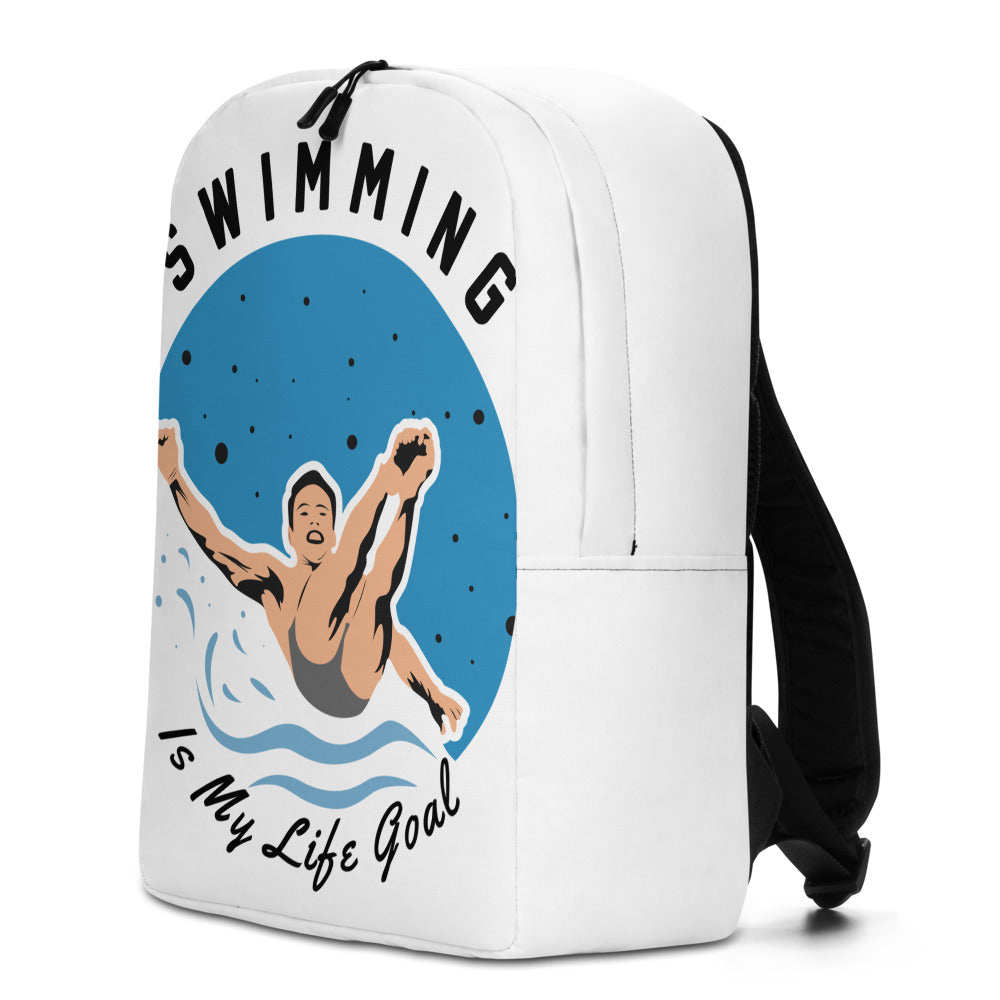Swimming Is My Life Goal Backpack