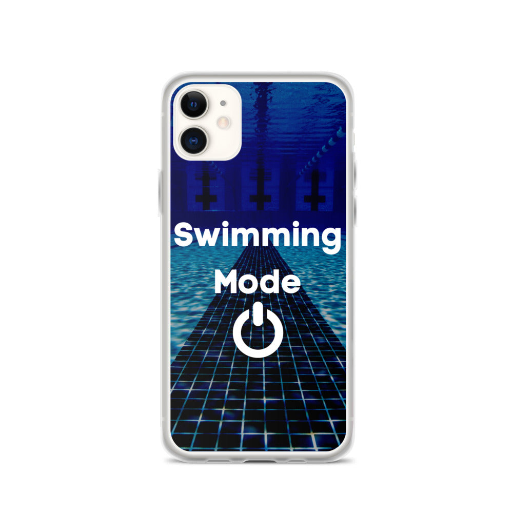 "Swimming Mode : ON" - iPhone Case