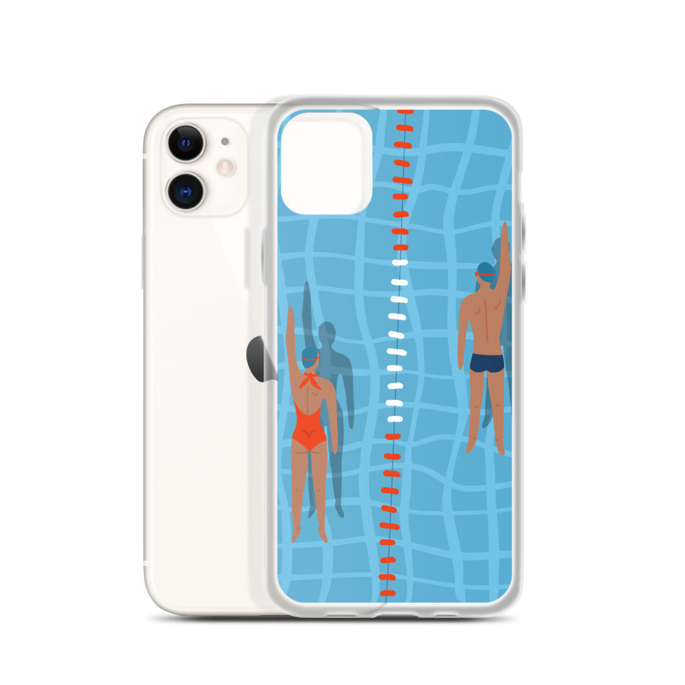 "Swimmer" - iPhone Case