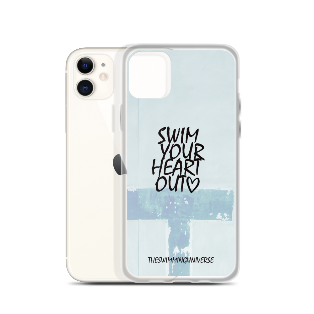 "Swim Your Heart Out" -iPhone Case