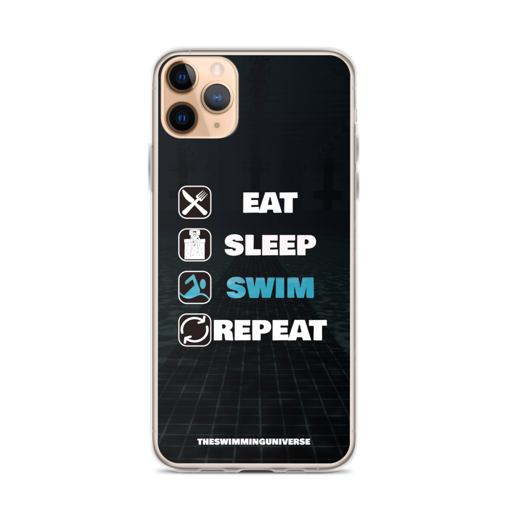 "Eat,Sleep,Swim,Repeat" - iPhone Case