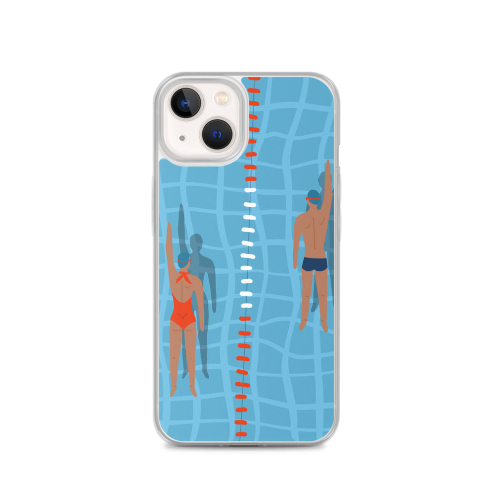 "Swimmer" - iPhone Case