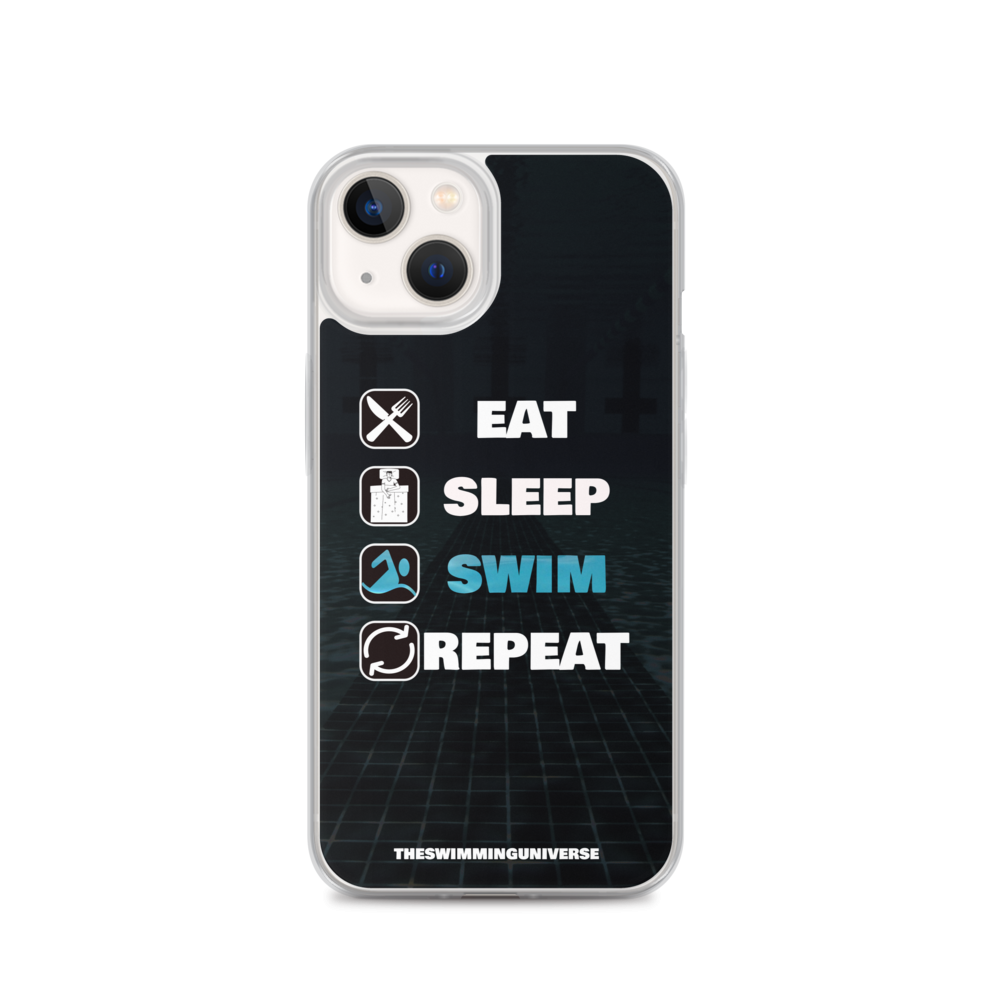 "Eat,Sleep,Swim,Repeat" - iPhone Case