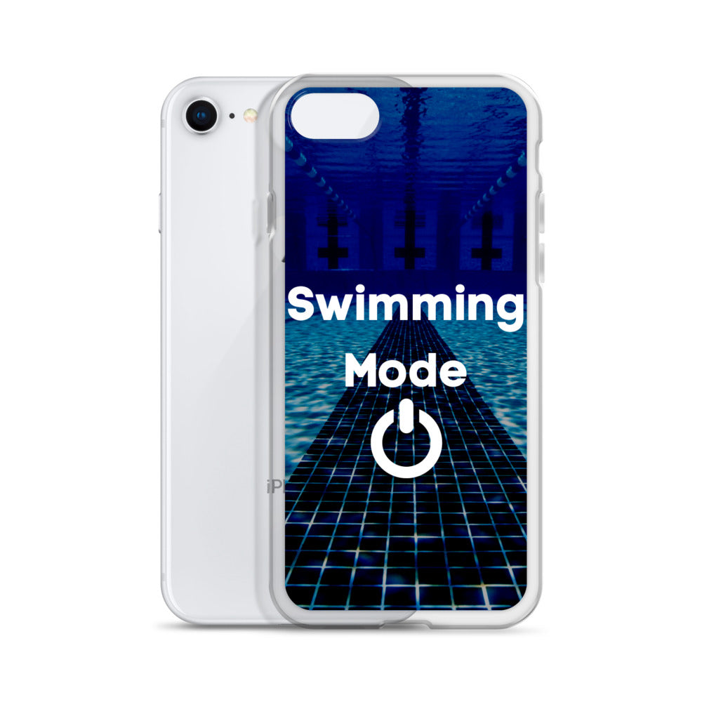 "Swimming Mode : ON" - iPhone Case