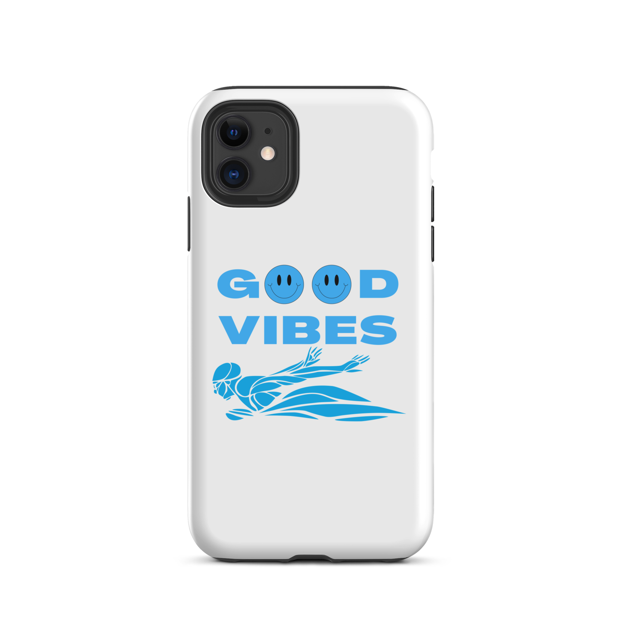 "Swimmer Good Vibes" iPhone case
