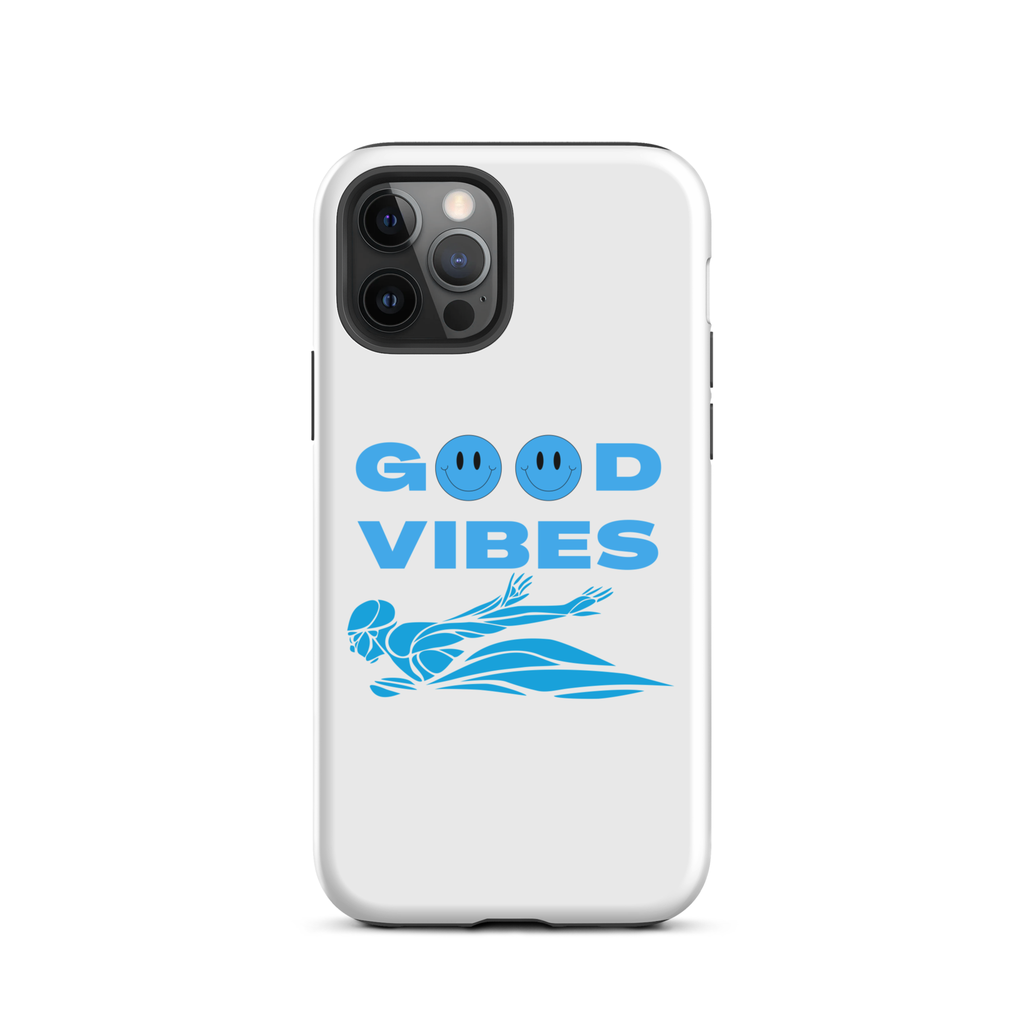 "Swimmer Good Vibes" iPhone case