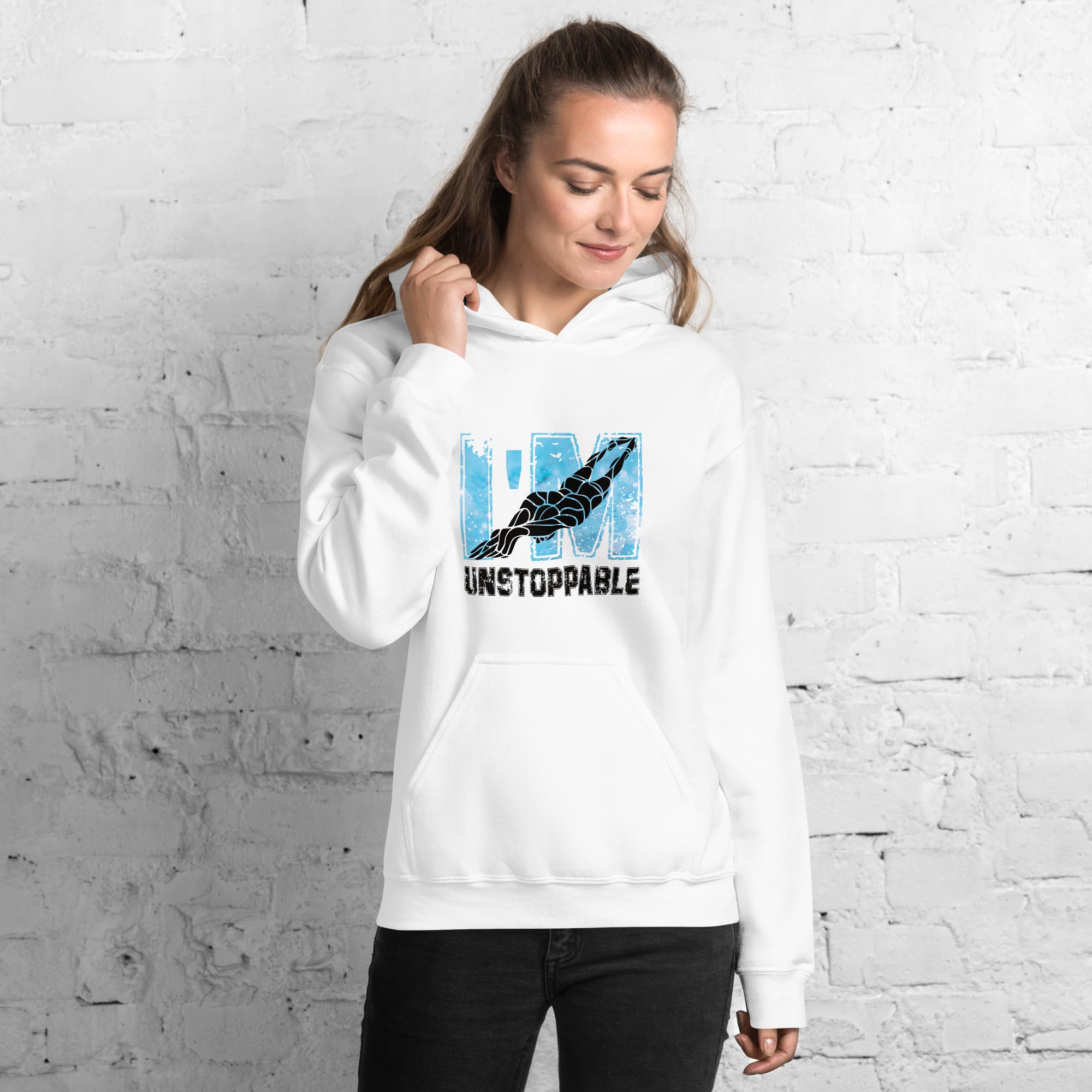 "Unstoppable Swimmer" Unisex Hoodie